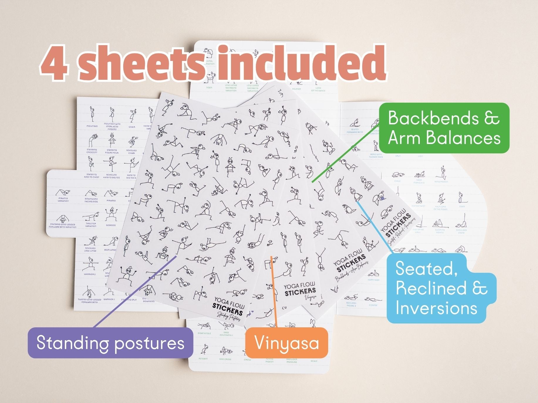 Yoga Flow Stickers – the Original