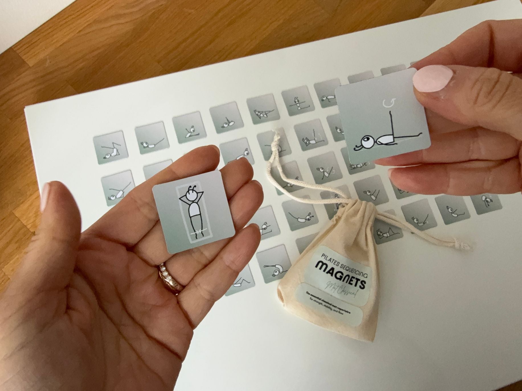 Pilates Sequencing Magnets